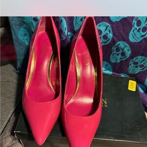Ralph Lauren Double RL Hot Pink Heels
